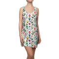 Floral Racerback Dress - Vibrant Watercolor Design - DipaliZ