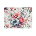 Soft Polyester Blanket - Watercolor Flowers Design - DipaliZ