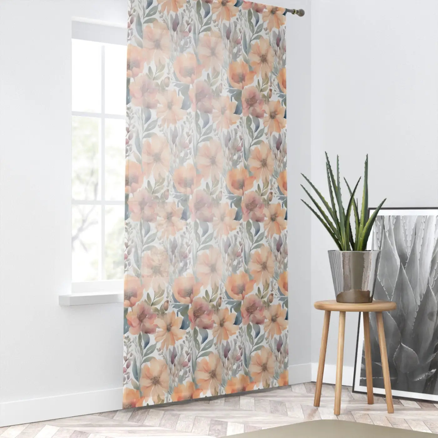 Watercolor Pastel Flowers Wall Art - Dreamy Home Decor - DipaliZ