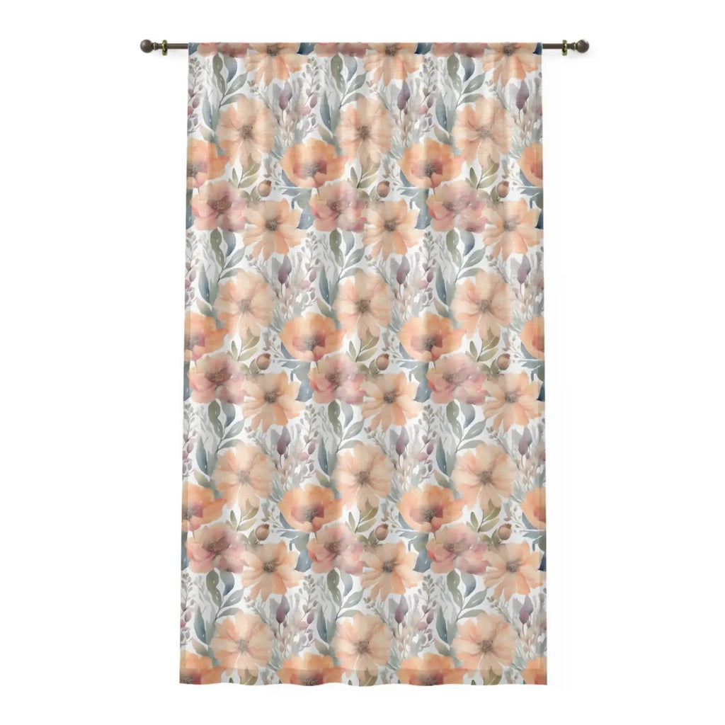 Watercolor Pastel Flowers Wall Art - Dreamy Home Decor - DipaliZ