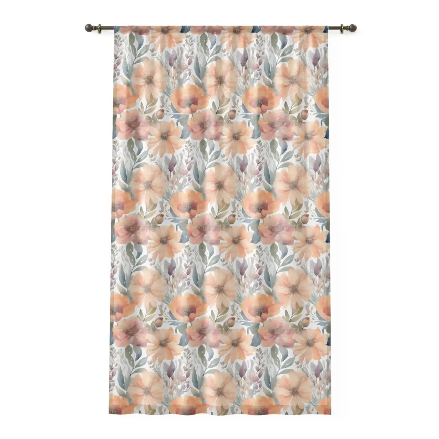 Watercolor Pastel Flowers Wall Art - Dreamy Home Decor - DipaliZ