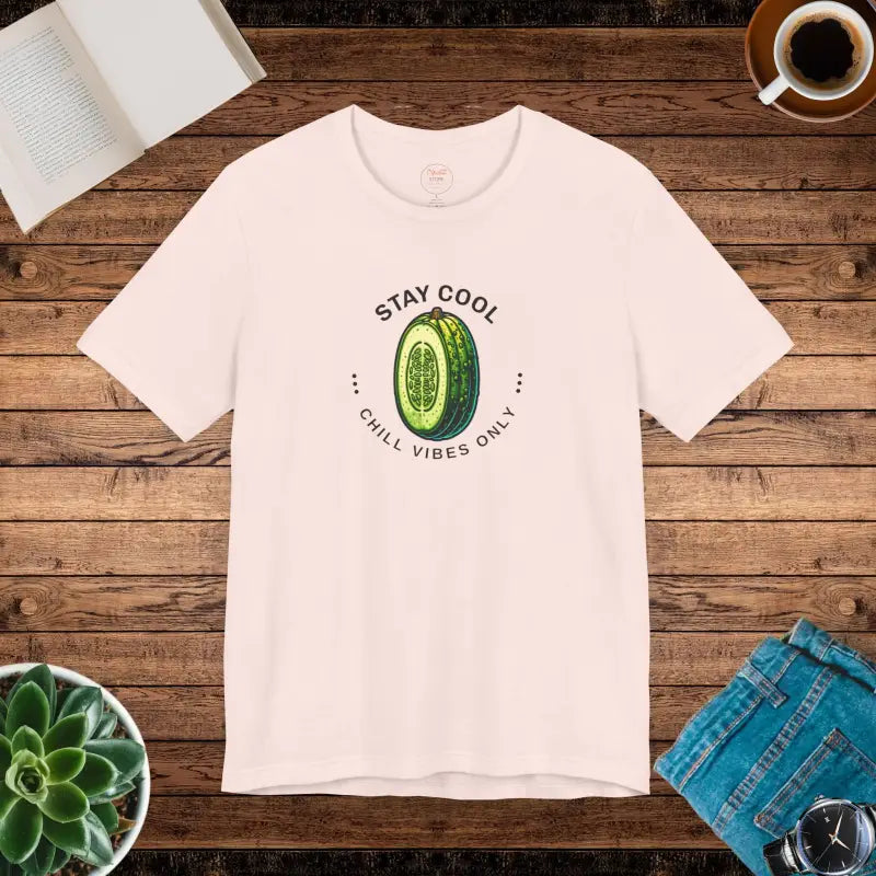 Unisex Jersey Cool Cucumber Tee - Soft Cotton Vibes - DipaliZ