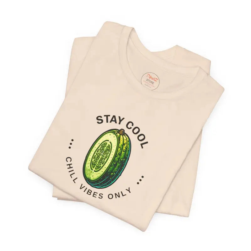 Unisex Jersey Cool Cucumber Tee - Soft Cotton Vibes - DipaliZ