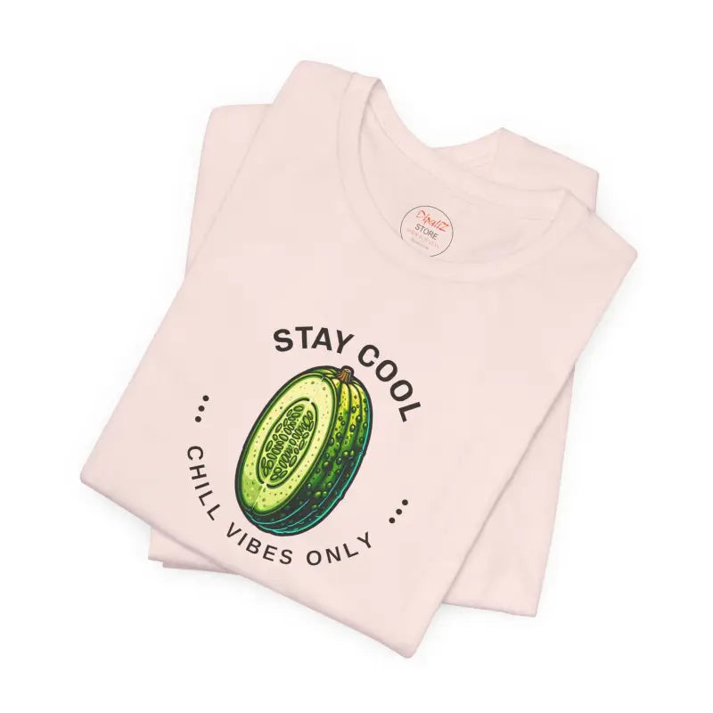 Unisex Jersey Cool Cucumber Tee - Soft Cotton Vibes - DipaliZ