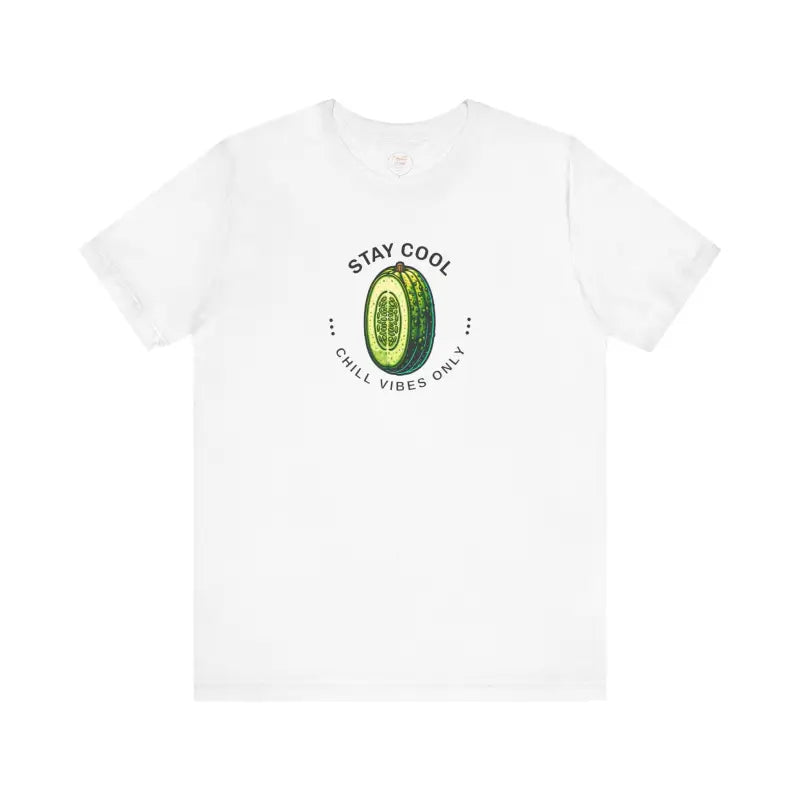Unisex Jersey Cool Cucumber Tee - Soft Cotton Vibes - DipaliZ