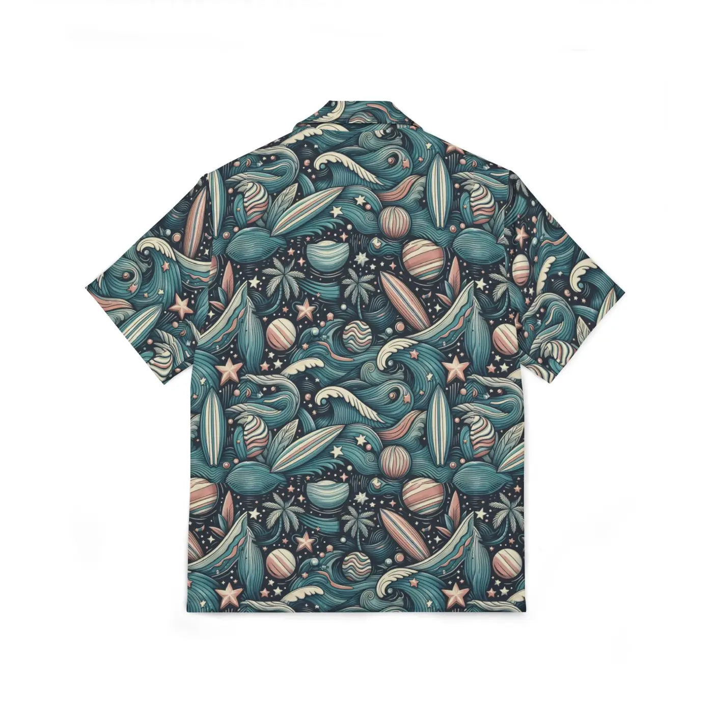 Hawaiian Camp Shirt - Classic Button-Front Summer Style - DipaliZ