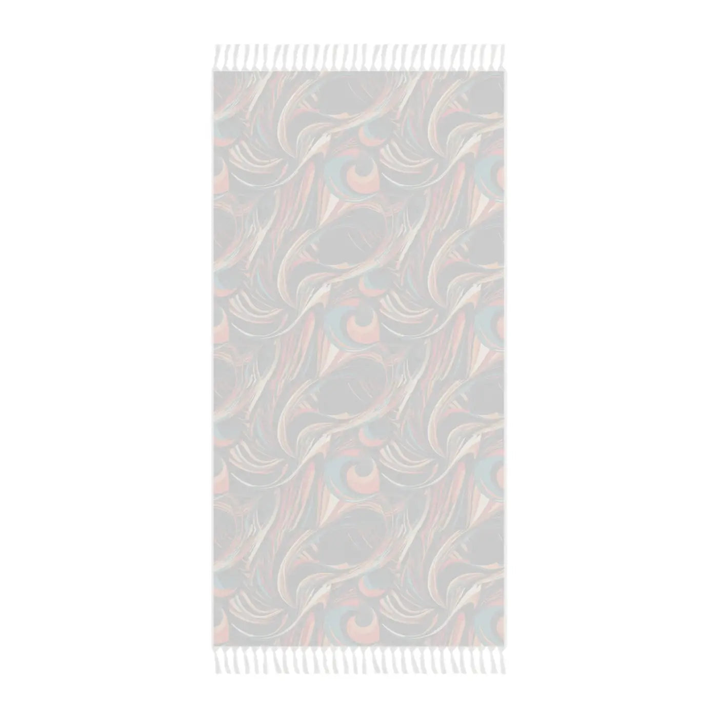 Wavy Abstract Beach Towel - Boho Beach Cloth - DipaliZ
