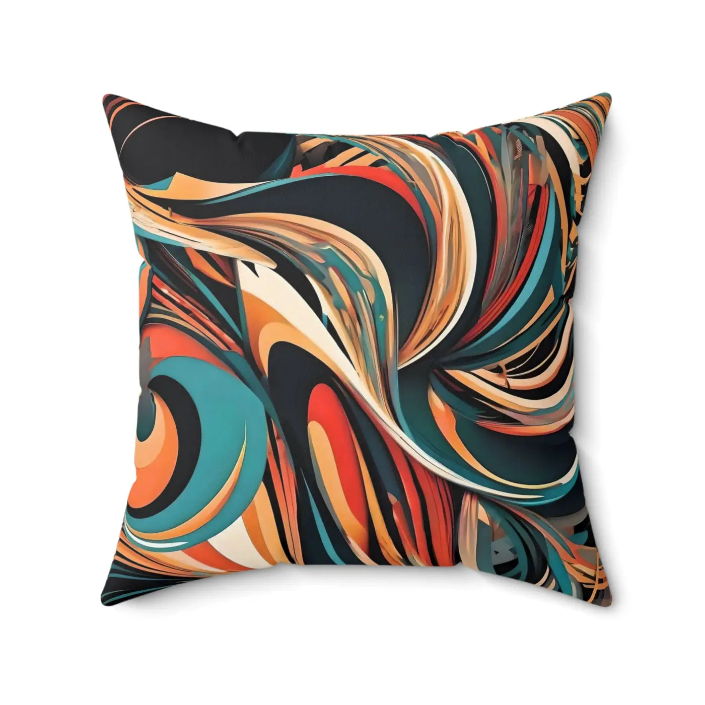 Wavy Abstract Pattern Pillow - Bold Home Decor - DipaliZ