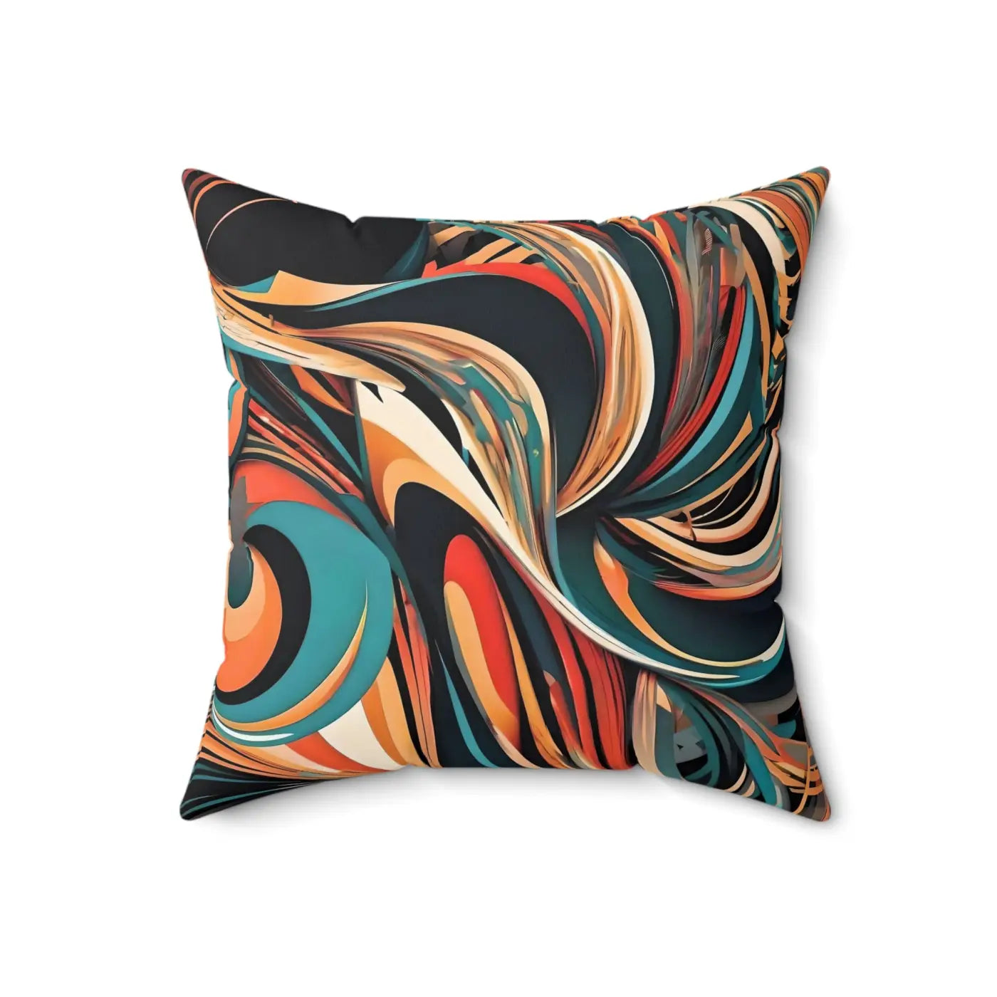 Wavy Abstract Pattern Pillow - Bold Home Decor - DipaliZ