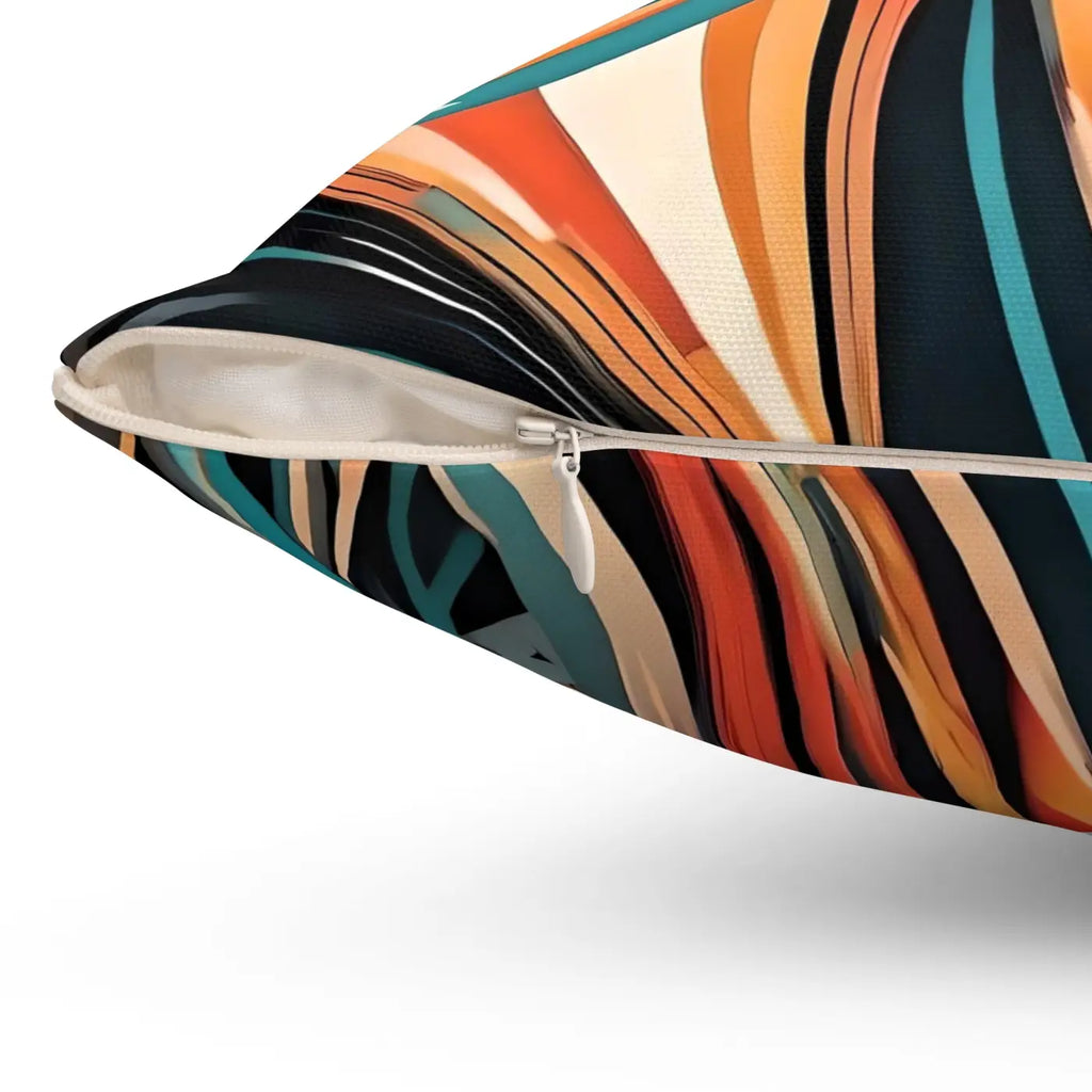 Wavy Abstract Pattern Pillow - Bold Home Decor - DipaliZ