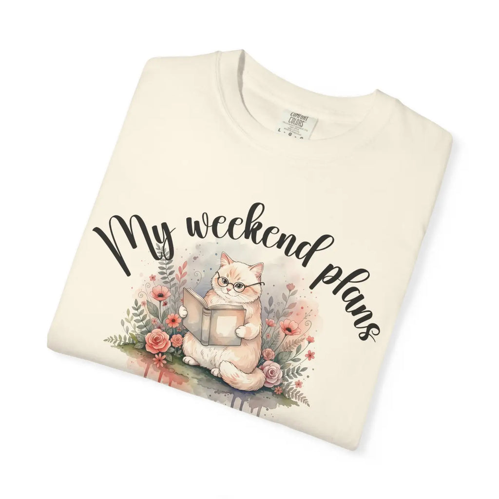 Flowers Graphic Tee - Garment-Dyed Lazy Day Essential - DipaliZ