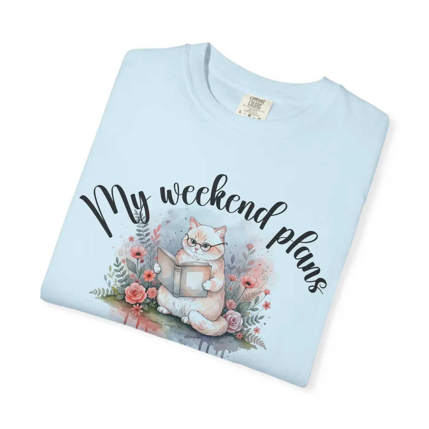 Flowers Graphic Tee - Garment-Dyed Lazy Day Essential - DipaliZ