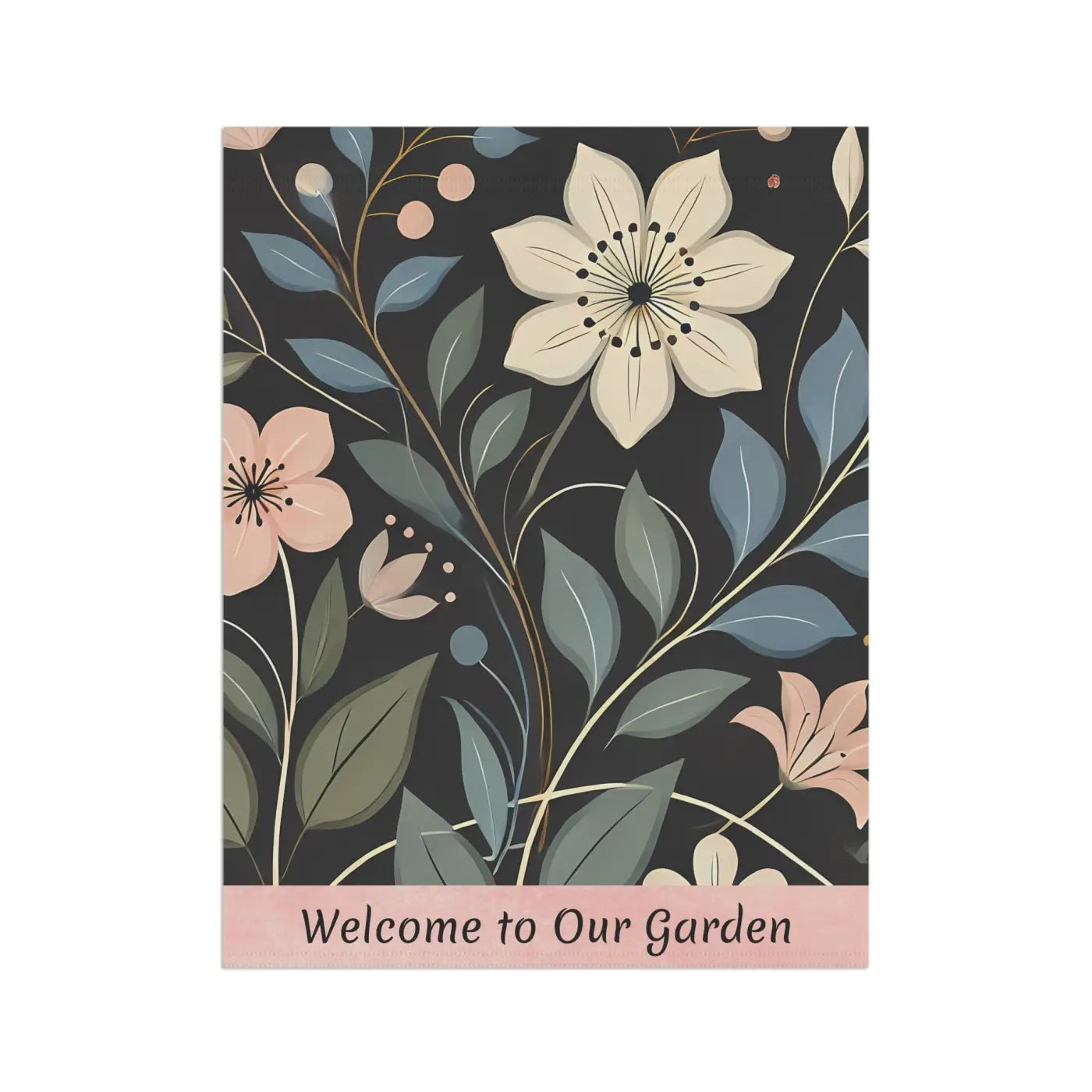 Vibrant House Banner - Poly Poplin Canvas Fabric - DipaliZ