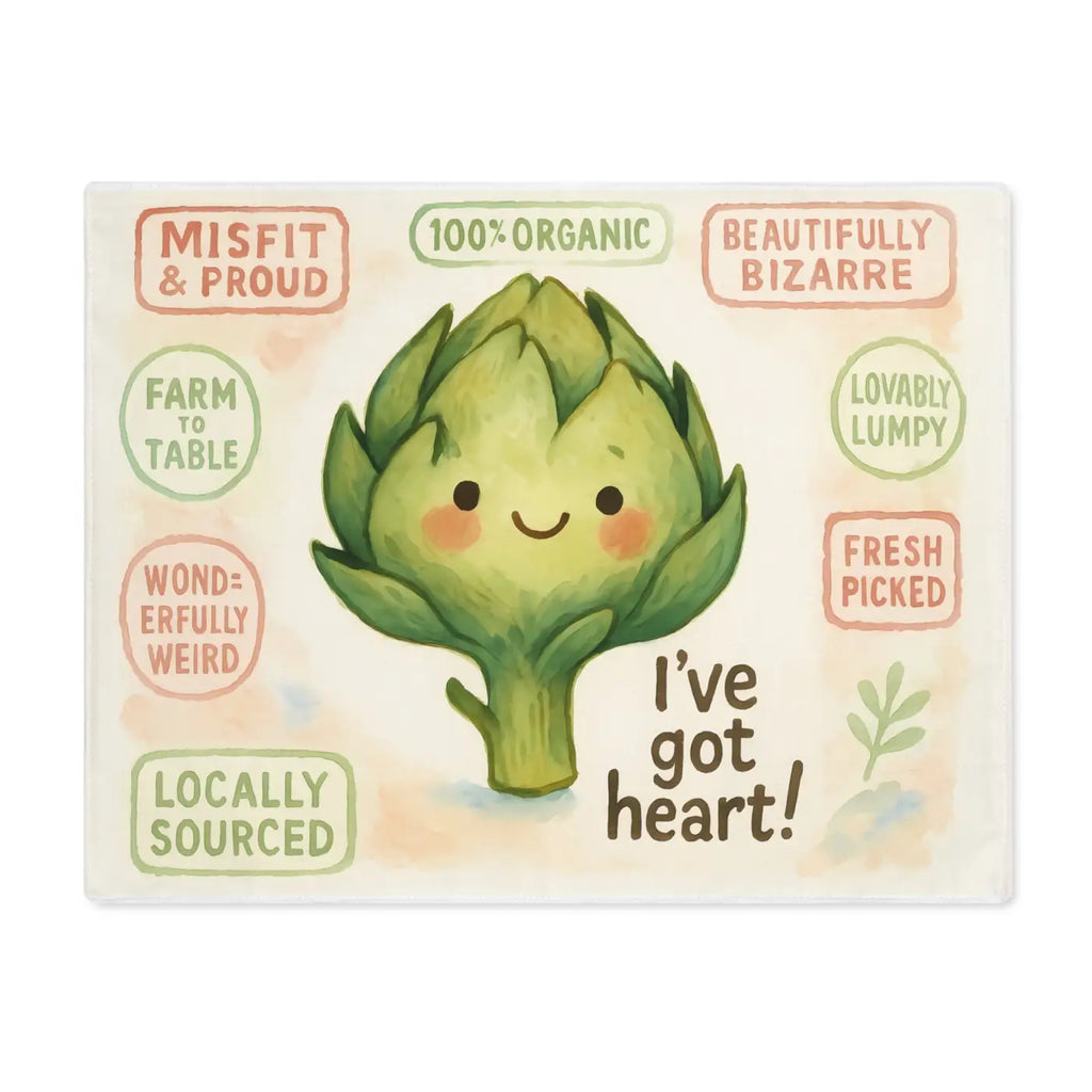 Whimsical Artichoke Placemat - Playful Twist Cute Kitchen Decor - DipaliZ
