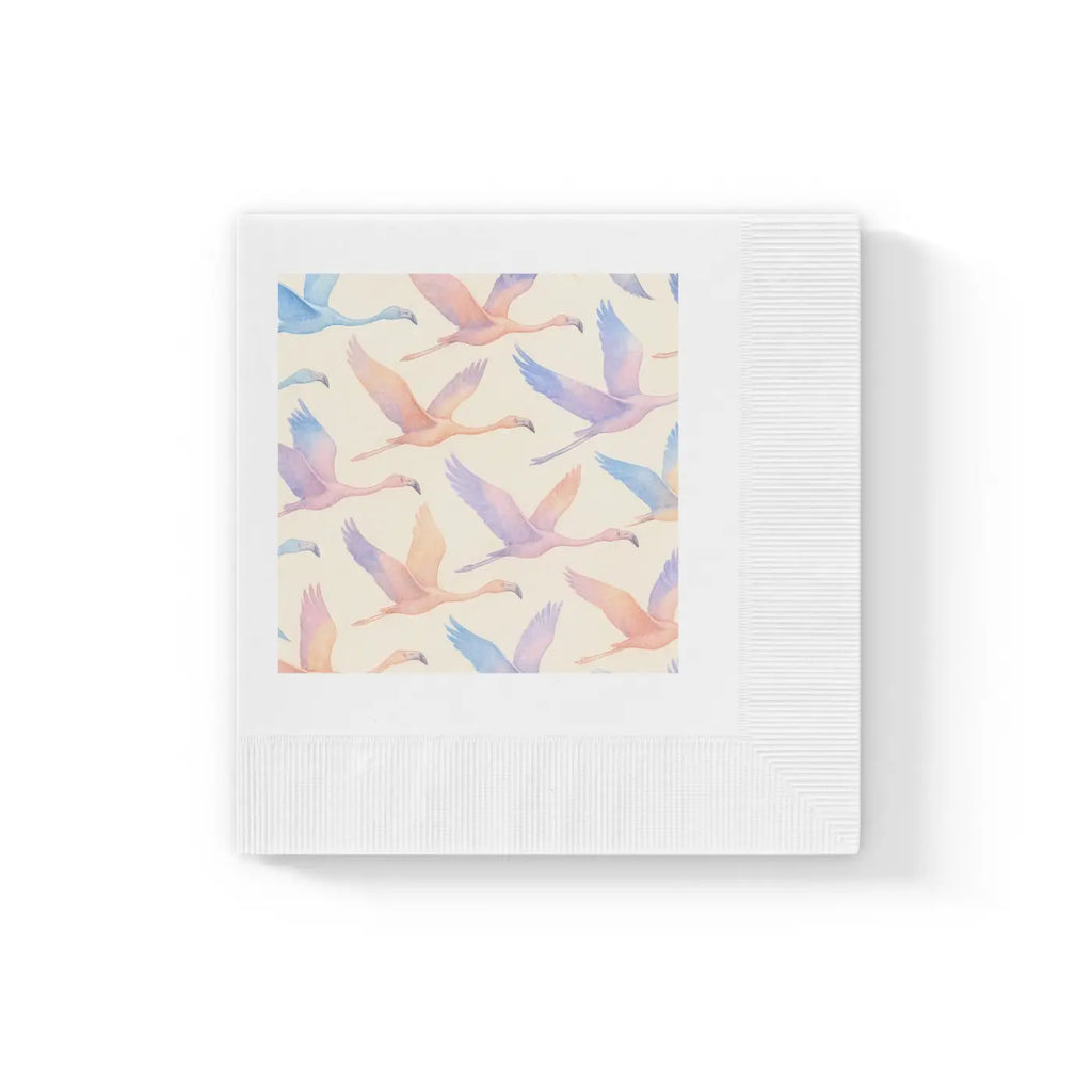 Premium Elegant Dining Napkins - Whimsical Bird Design - DipaliZ