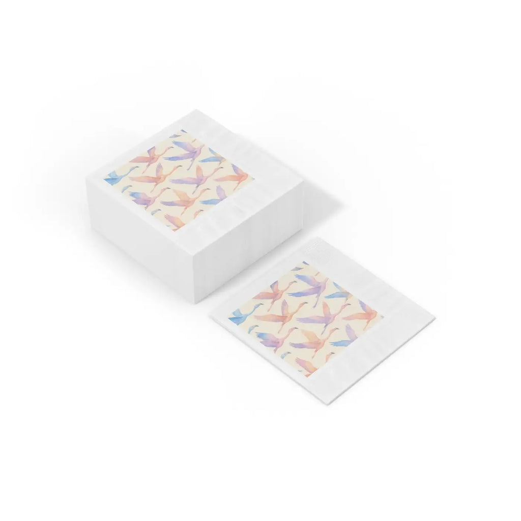Premium Elegant Dining Napkins - Whimsical Bird Design - DipaliZ