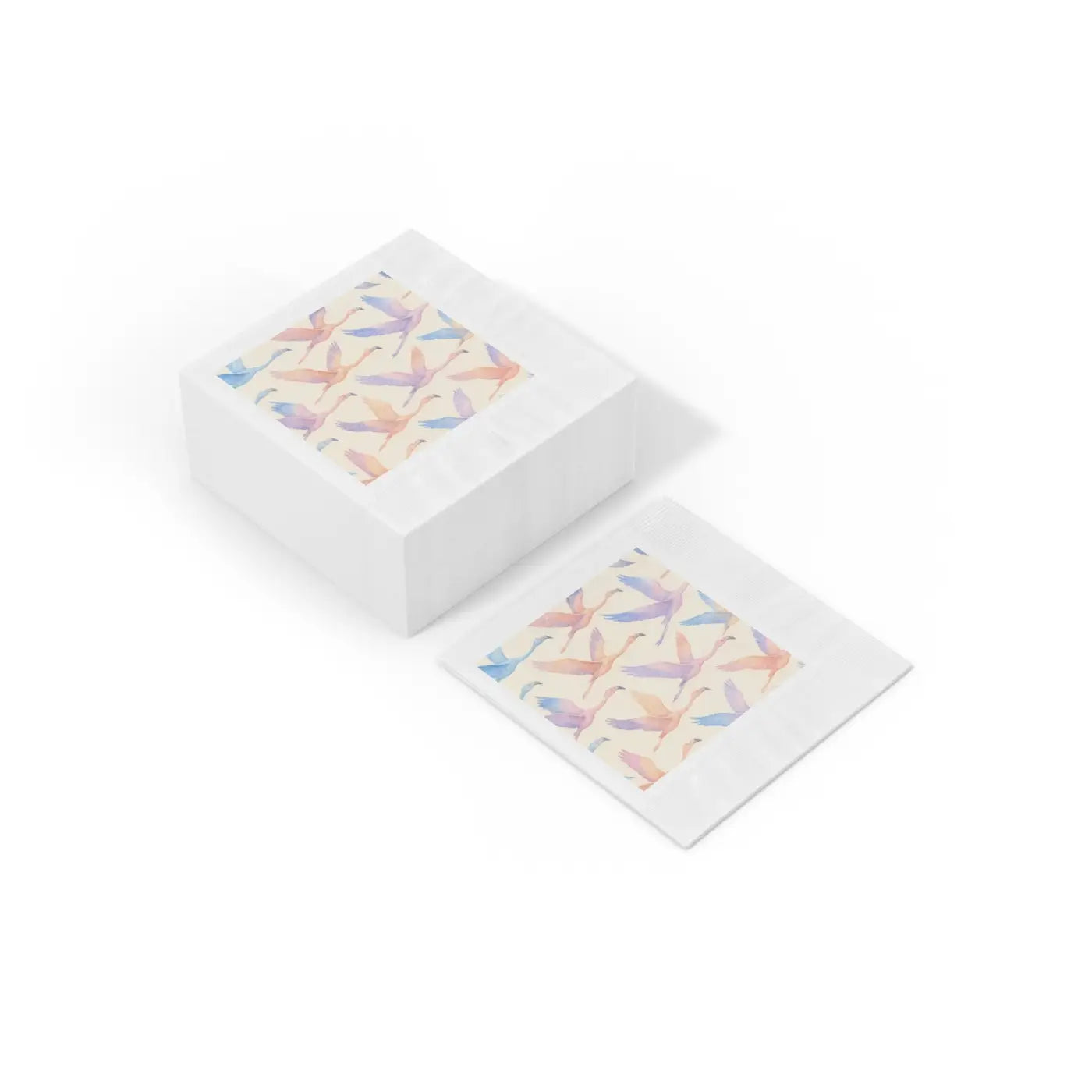 Premium Elegant Dining Napkins - Whimsical Bird Design - DipaliZ