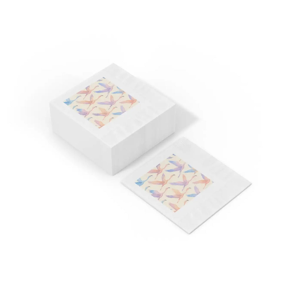Premium Elegant Dining Napkins - Whimsical Bird Design - DipaliZ