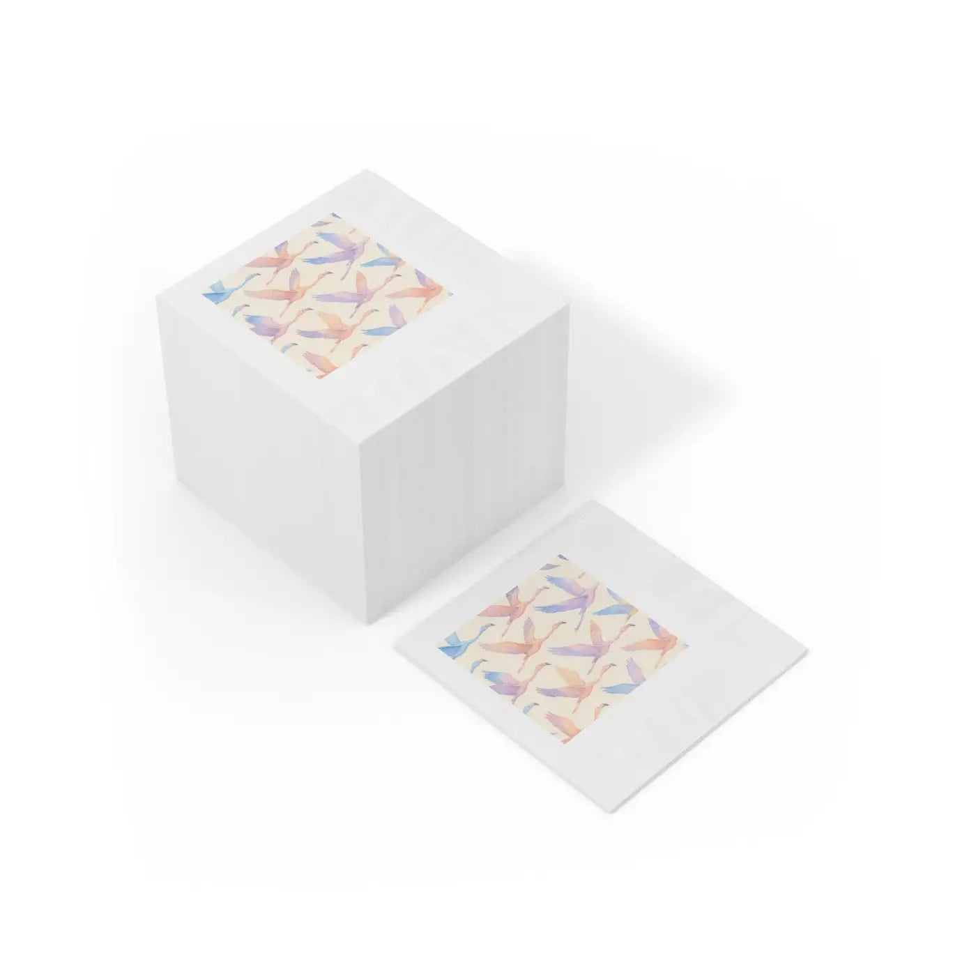 Premium Elegant Dining Napkins - Whimsical Bird Design - DipaliZ