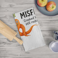 Whimsical Carrot Tea Towel - Playful Kitchen Decor - DipaliZ