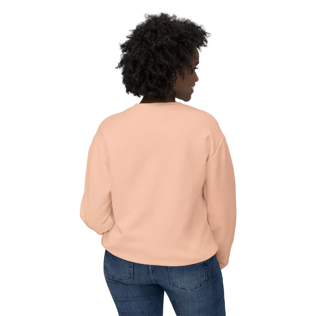 Whimsical Cat Unisex Lightweight Crewneck Sweatshirt - Cozy - DipaliZ