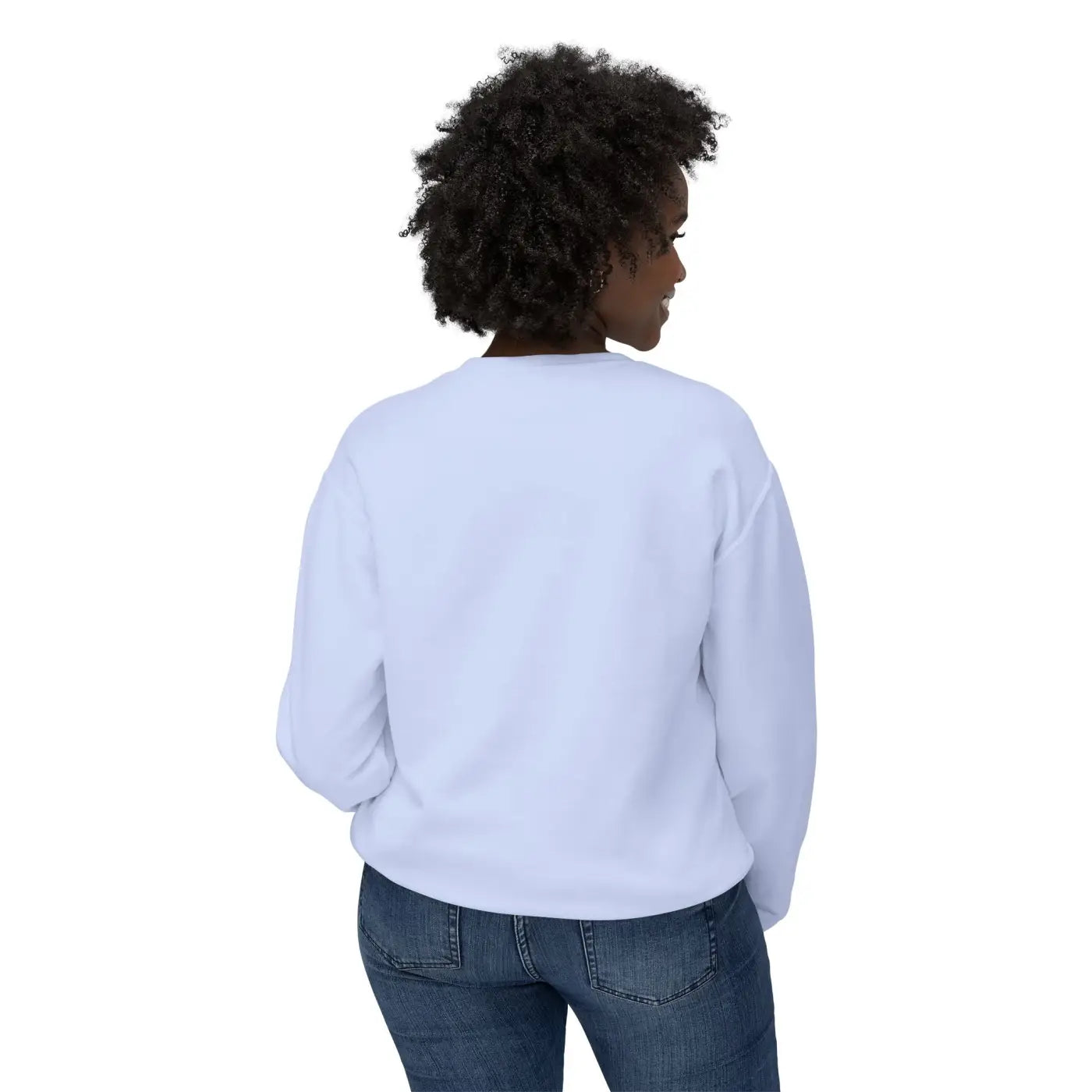 Whimsical Cat Unisex Lightweight Crewneck Sweatshirt - Cozy - DipaliZ