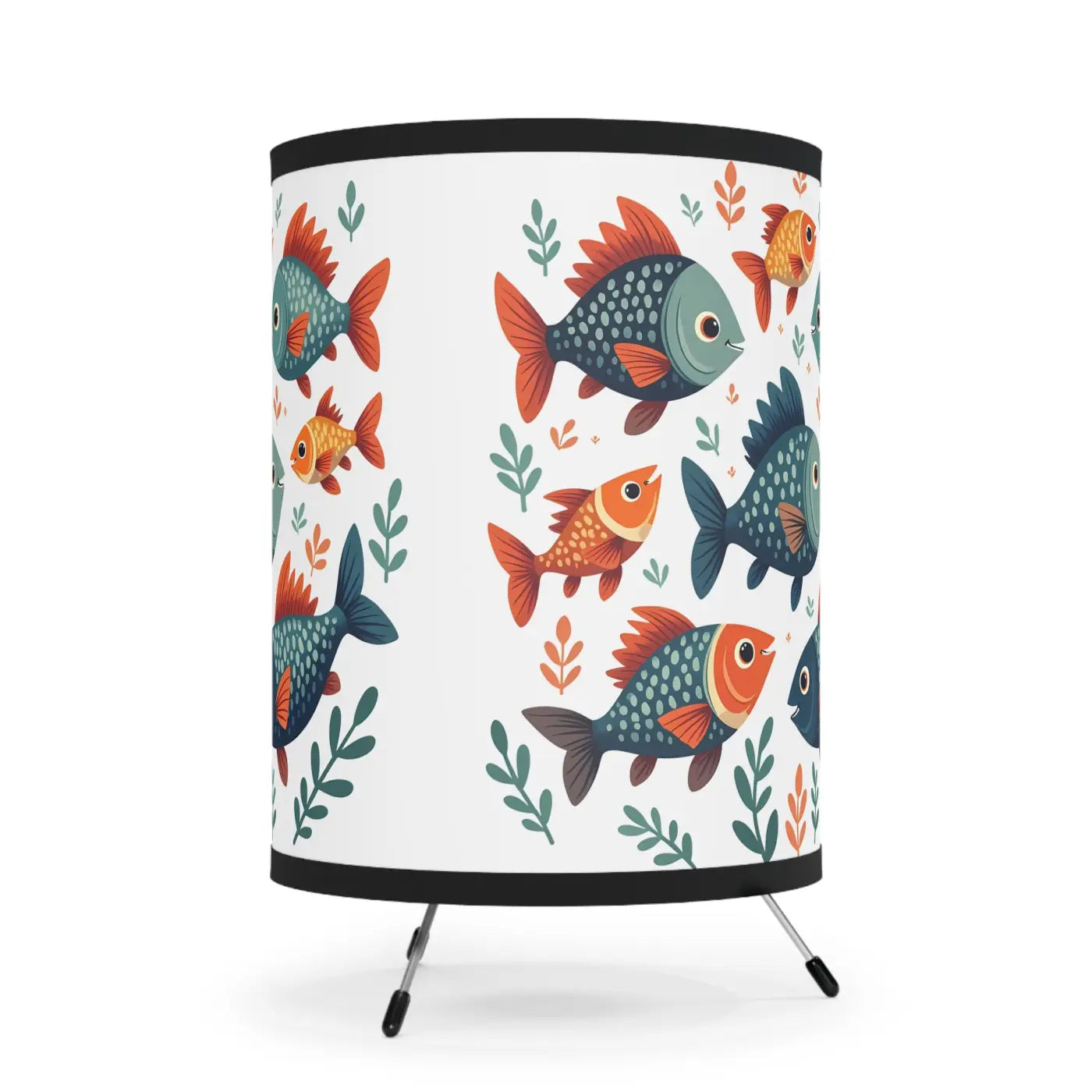 Fish Tripod Lamp - Whimsical Design for Home Decor - DipaliZ