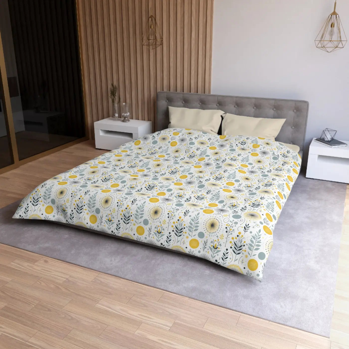 Cozy Microfiber Duvet Cover - Stylish Bedroom Retreat - DipaliZ