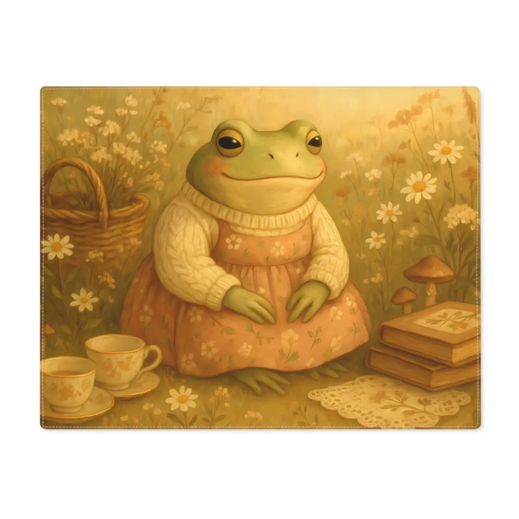 Whimsical Frog Placemat - Charming Kitchen Table Decor - DipaliZ