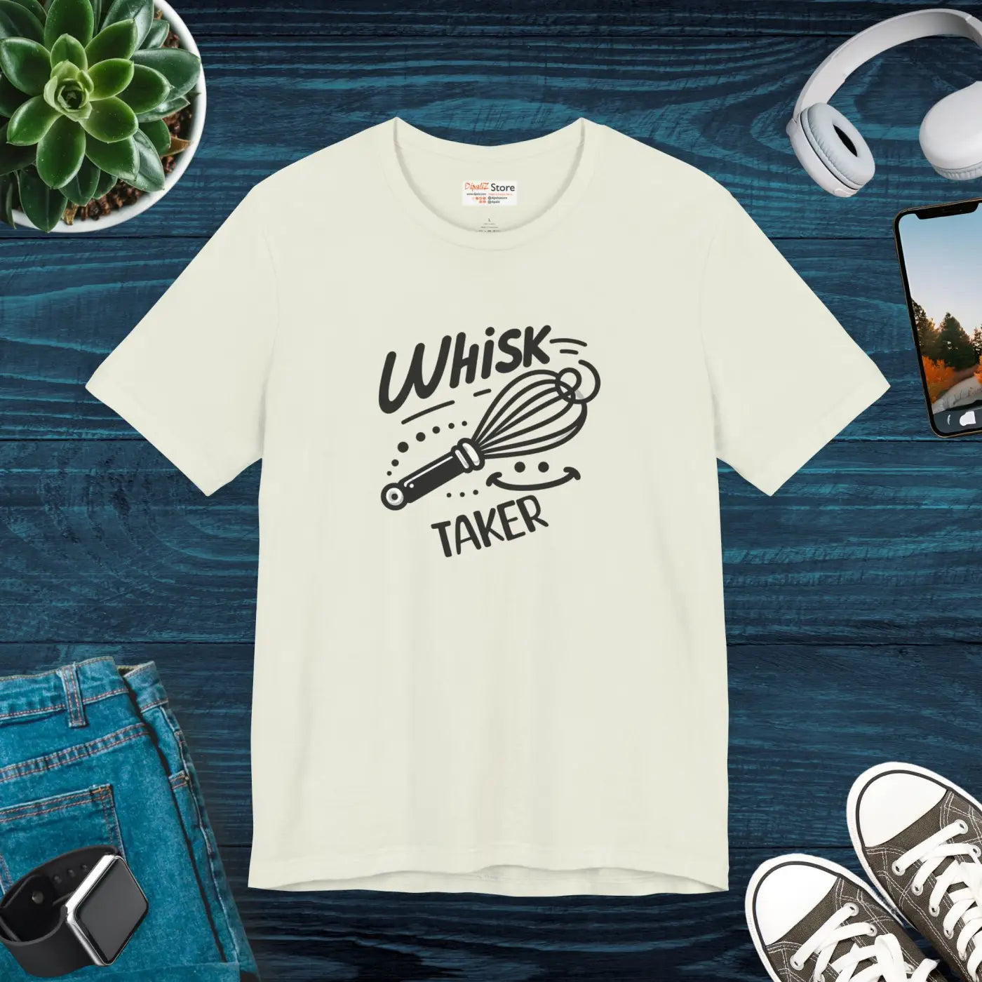 Whisk Taker Tee - Fun Baking Shirt for Home Chefs - DipaliZ