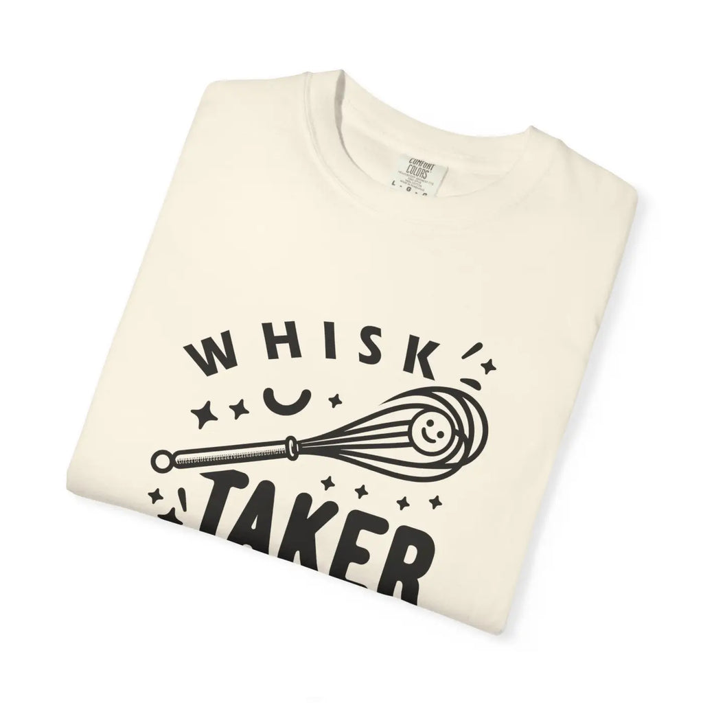 Whisk Taker Unisex Garment-Dyed Tee - Street Art Design - DipaliZ