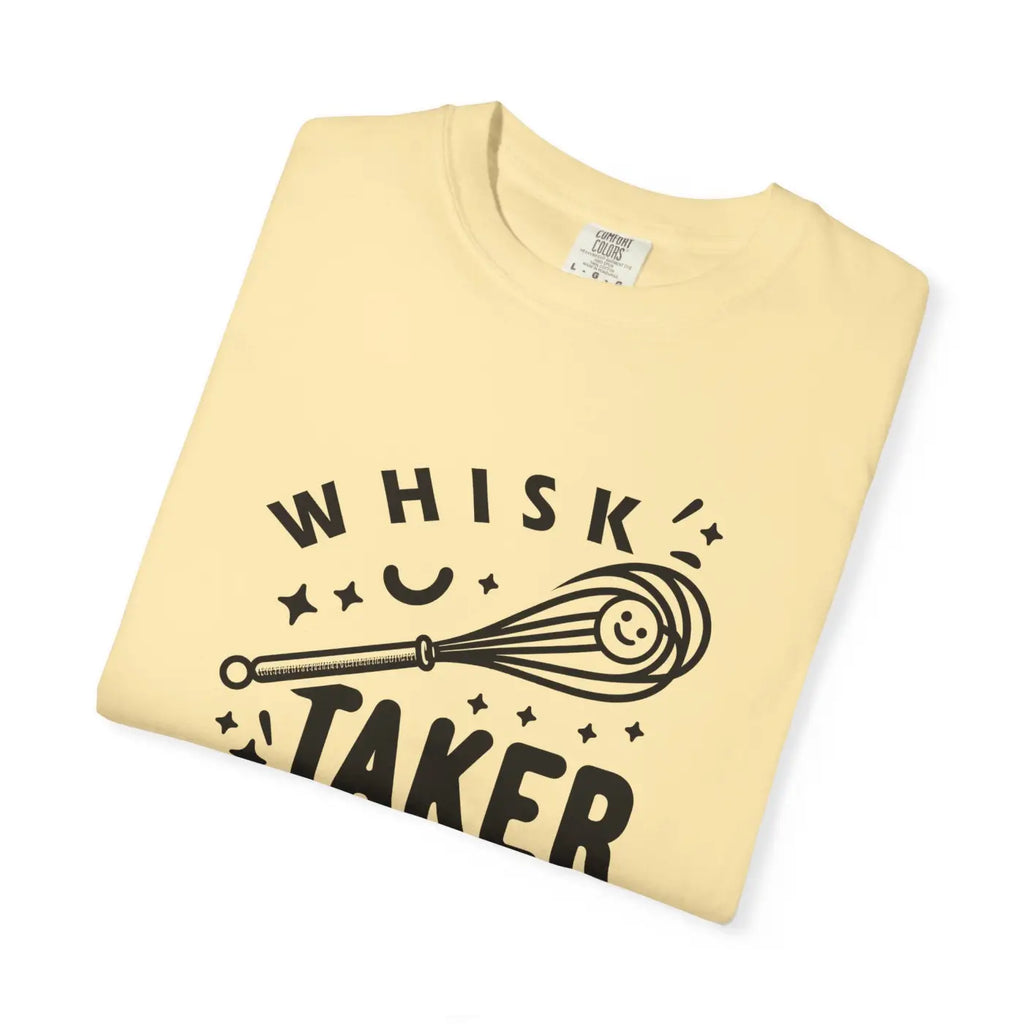 Whisk Taker Unisex Garment-Dyed Tee - Street Art Design - DipaliZ