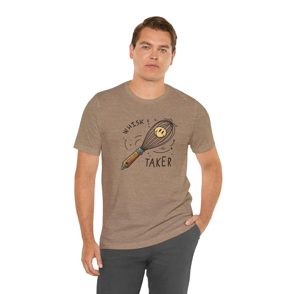 Whisk Design Unisex Jersey Tee - Culinary Flair - DipaliZ