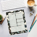 Stunning White Anemone Flowers Notepad - Weekly Planner - DipaliZ