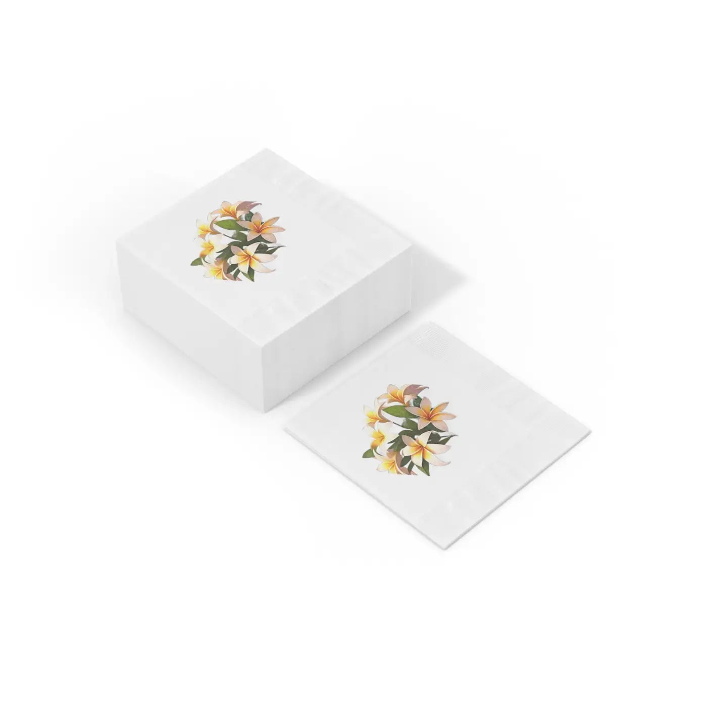 White Coined Napkins - Elegant Party Essential - DipaliZ