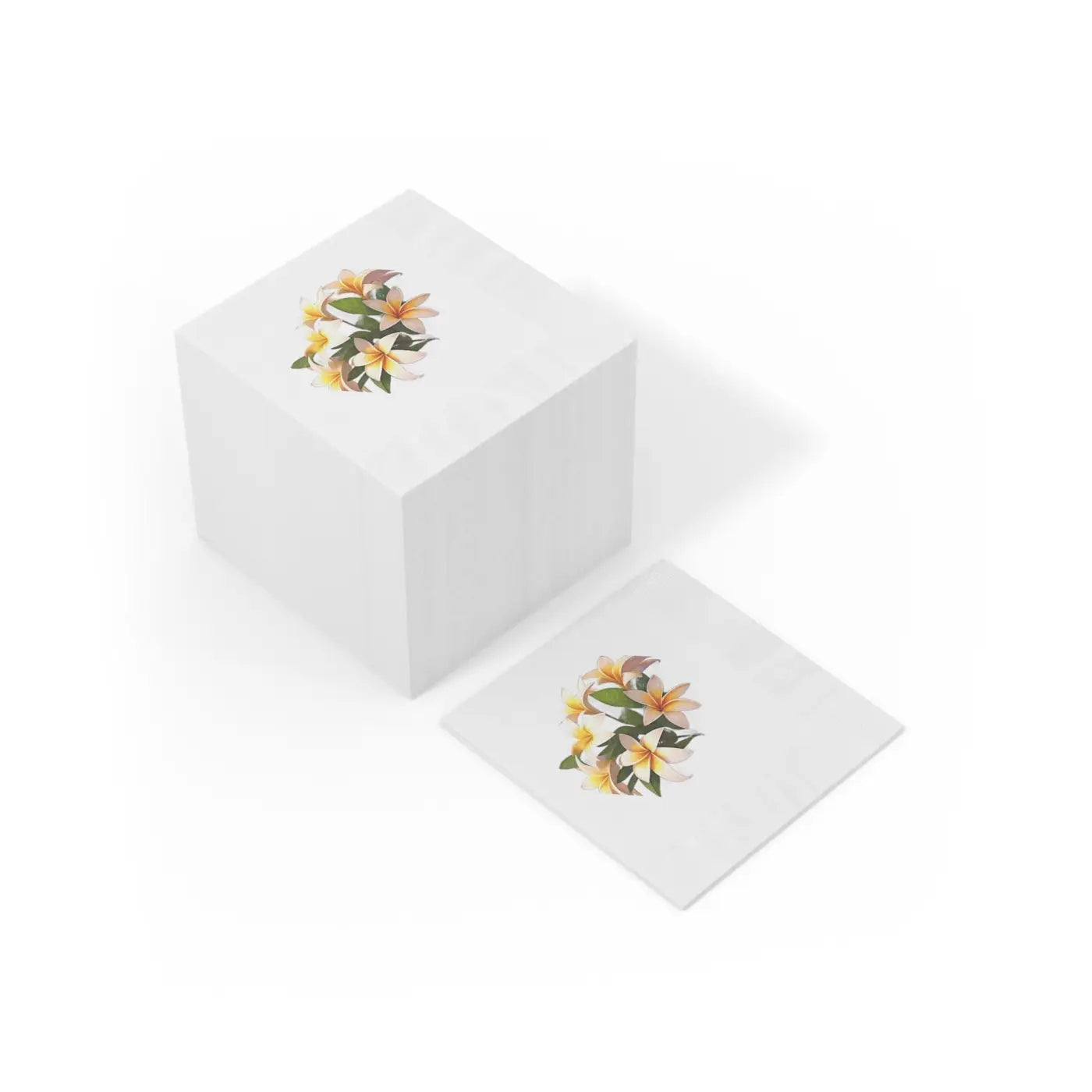 White Coined Napkins - Elegant Party Essential - DipaliZ