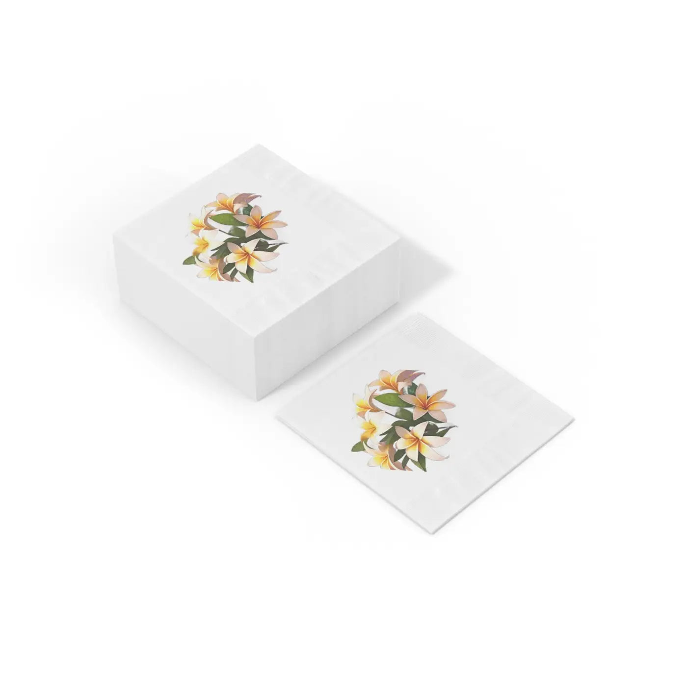 White Coined Napkins - Elegant Party Essential - DipaliZ