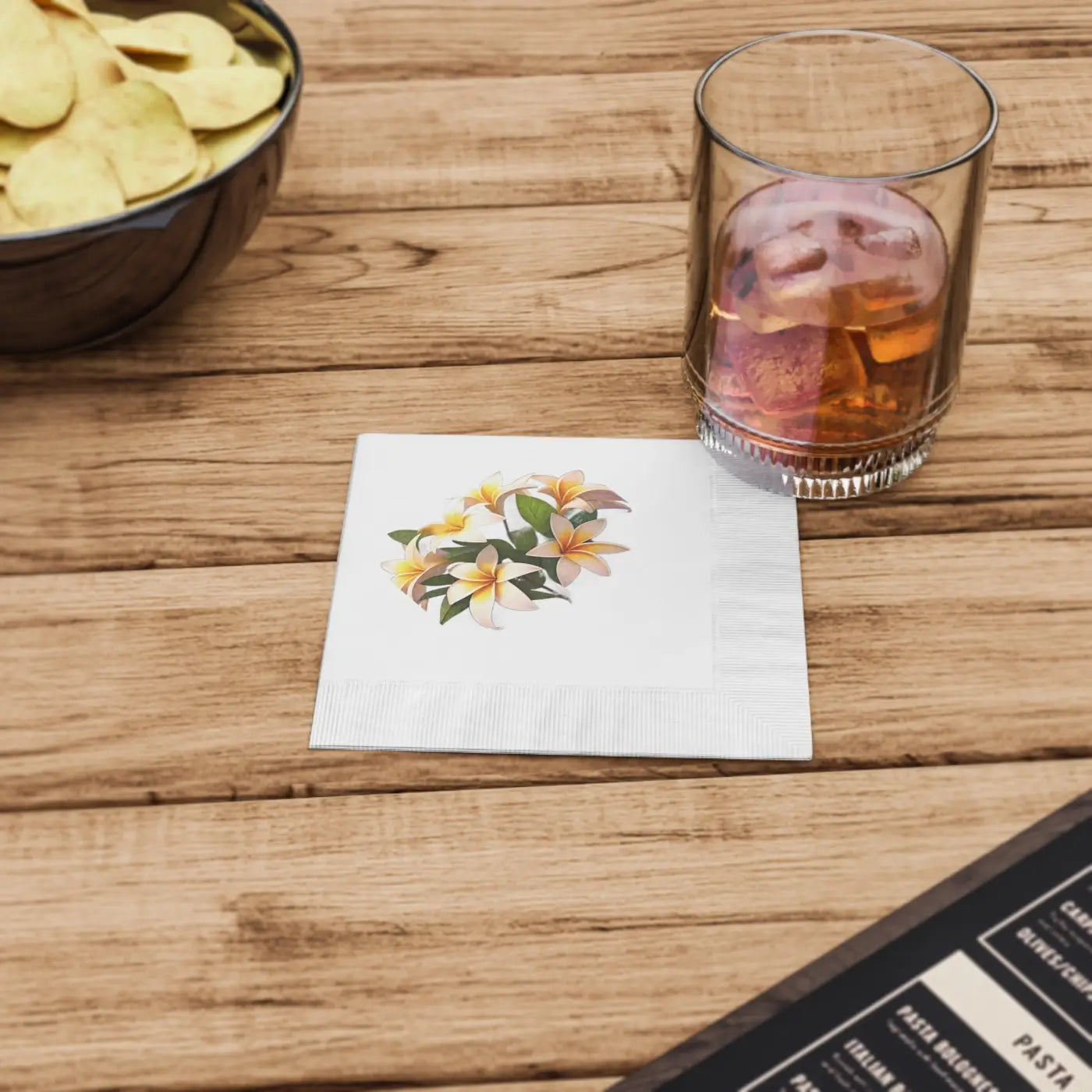 White Coined Napkins - Elegant Party Essential - DipaliZ