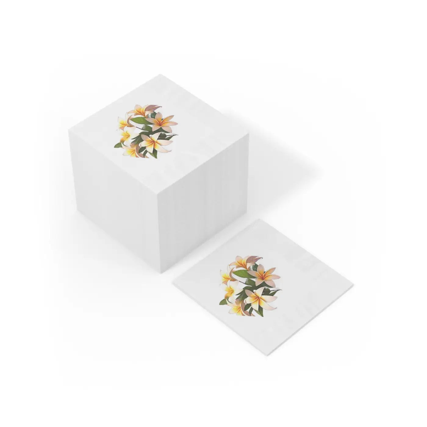 White Coined Napkins - Elegant Party Essential - DipaliZ