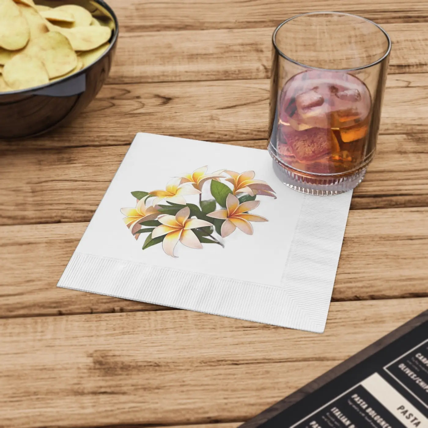 White Coined Napkins - Elegant Party Essential - DipaliZ
