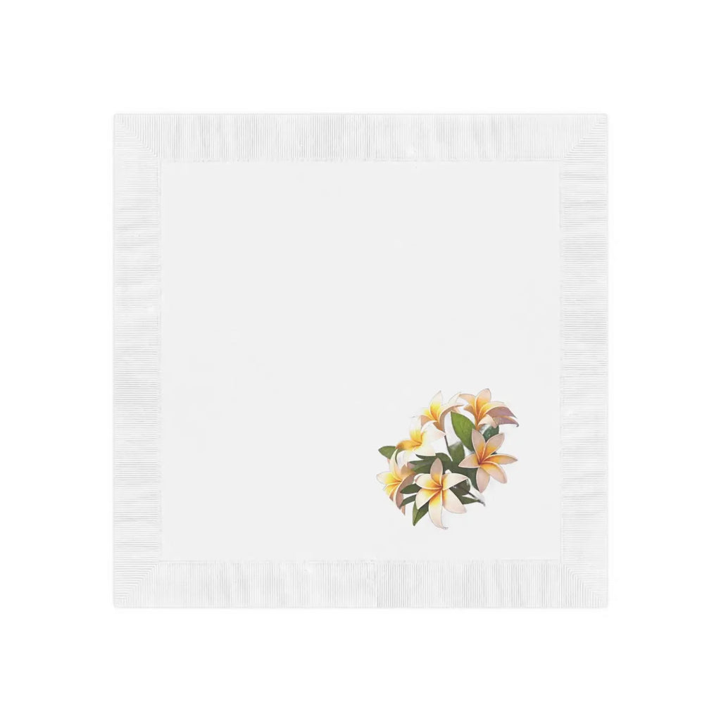 White Coined Napkins - Elegant Party Essential - DipaliZ