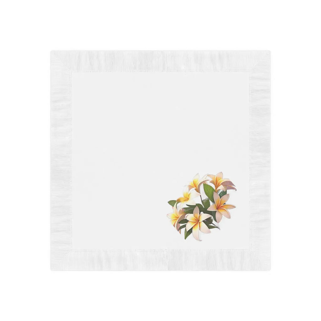 White Coined Napkins - Elegant Party Essential - DipaliZ