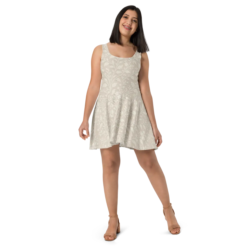 Premium Quality Skater Dress - Flared Skirt Silhouette - DipaliZ