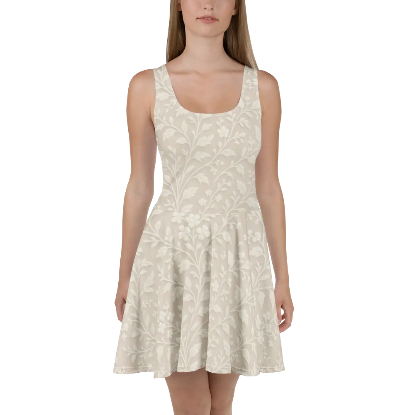 Premium Quality Skater Dress - Flared Skirt Silhouette - DipaliZ