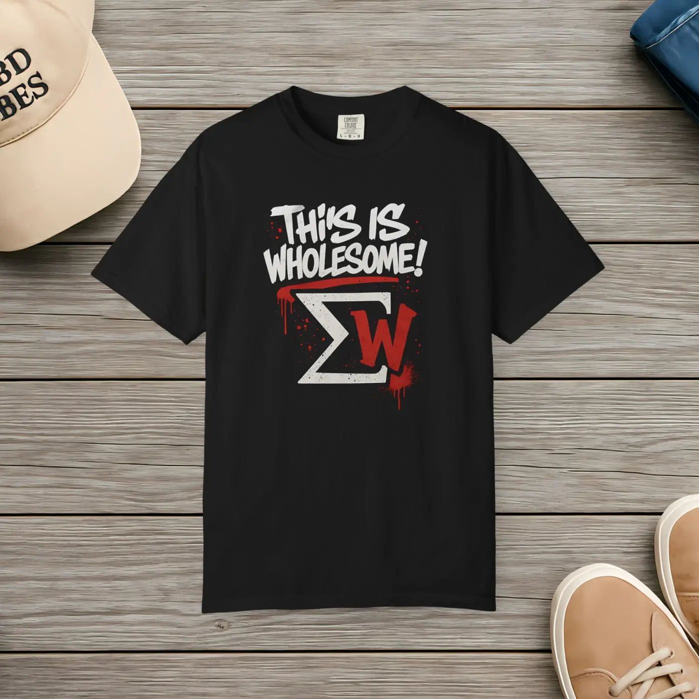 Bold Laughs Statement Shirt - Soft Cotton Everyday - DipaliZ