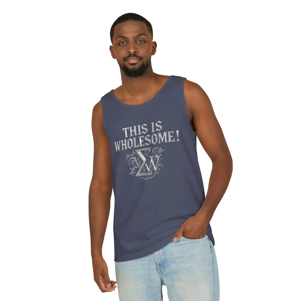 Breezy Comfort Tank Top - Casual Summer Days Garment-Dyed - DipaliZ