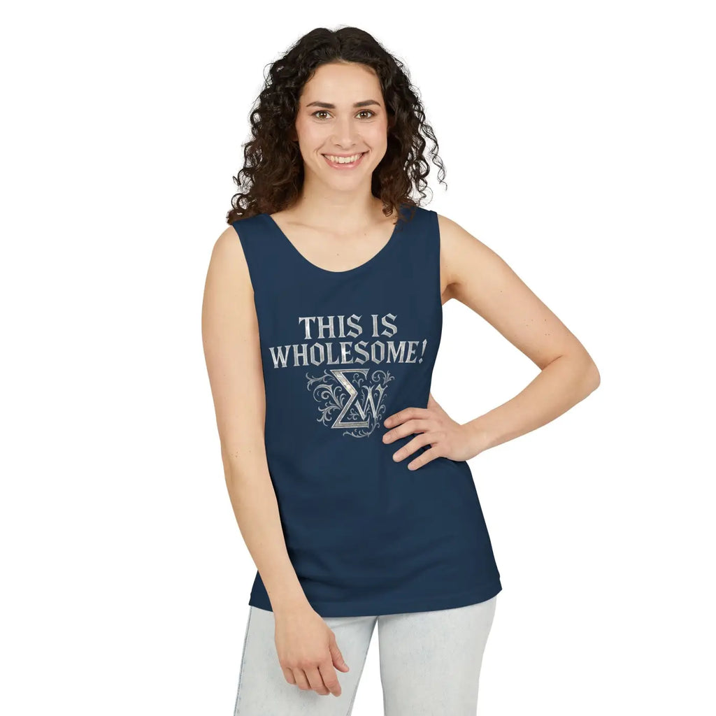 Breezy Comfort Tank Top - Casual Summer Days Garment-Dyed - DipaliZ
