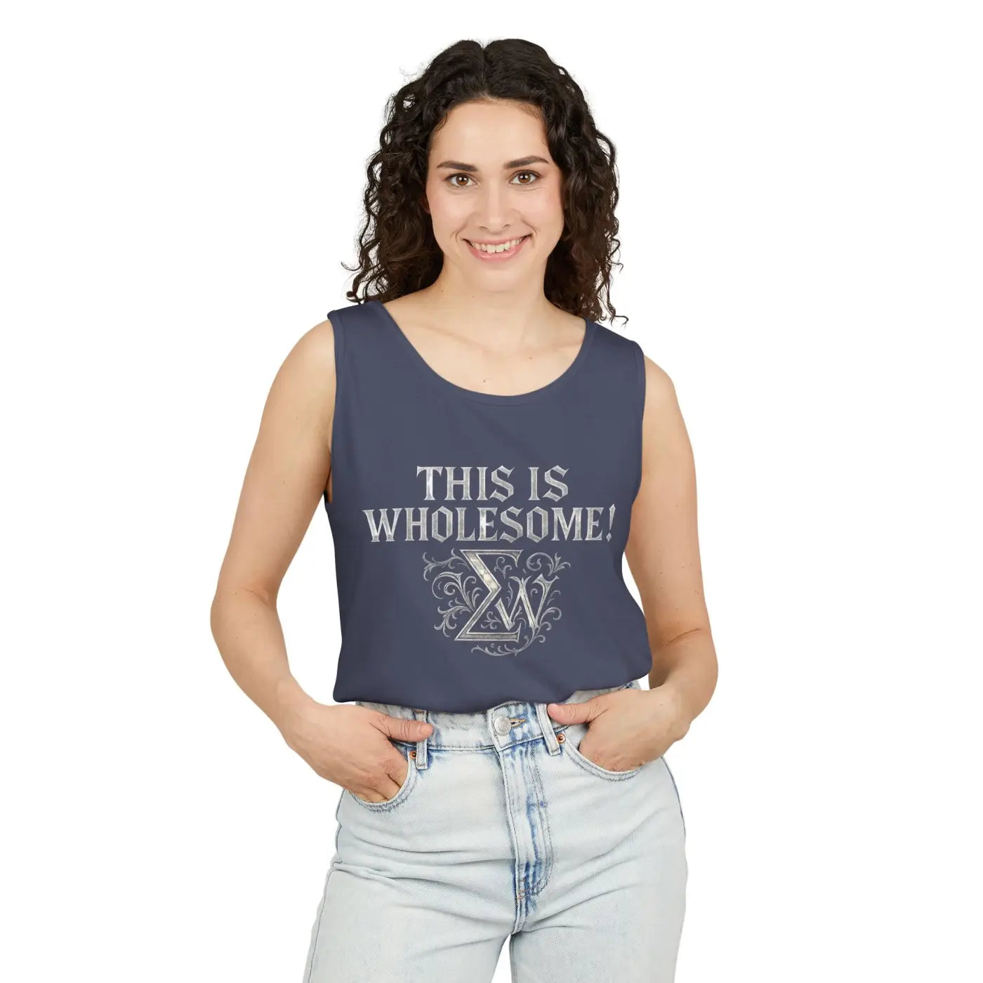 Breezy Comfort Tank Top - Casual Summer Days Garment-Dyed - DipaliZ