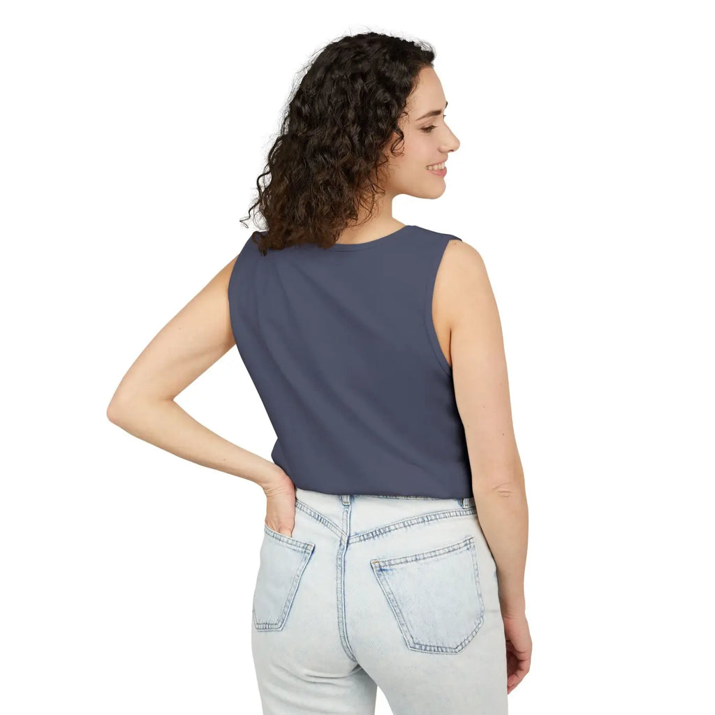 Breezy Comfort Tank Top - Casual Summer Days Garment-Dyed - DipaliZ