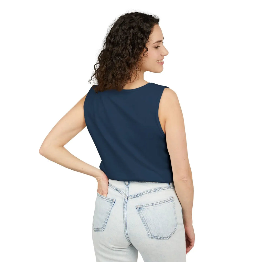 Breezy Comfort Tank Top - Casual Summer Days Garment-Dyed - DipaliZ